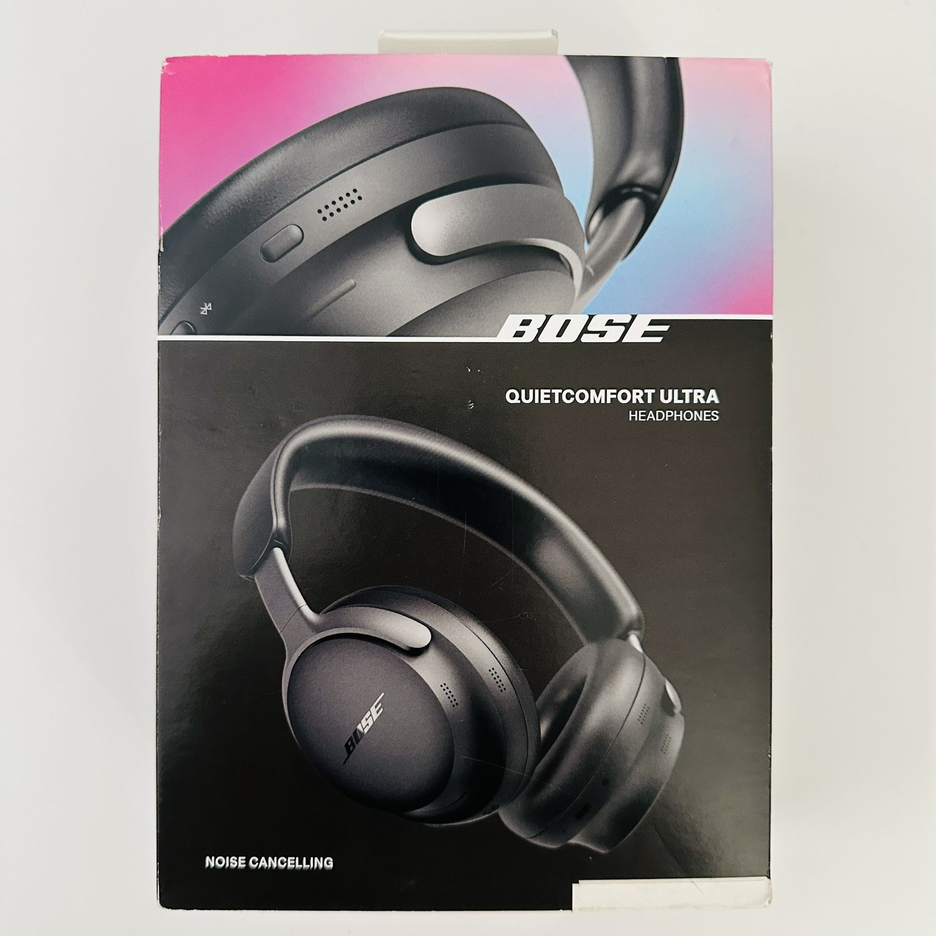 Bose QuietComfort Ultra Headphones, Bluetooth Over Ear Noise Cancelling Headphones, Black
