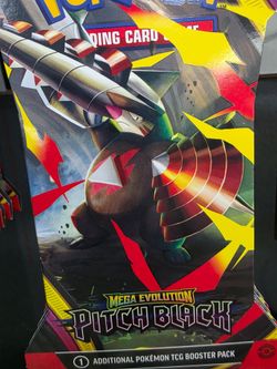 Pokemon Pitch Black booster packs blisters New tcg