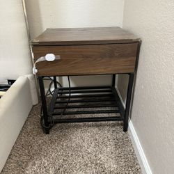 Wood Side Table