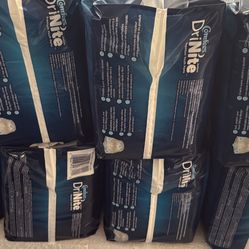 16 packs of Comfees DriNite premium youth pants L/XL 60- 125 + Lbs 27 -57 +kg  13 youth pants per pack  Pick up or meet up ⬆️ in Powder Springs Ga 301