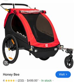 Burley Honey Bee Bike Trailer and Stroller