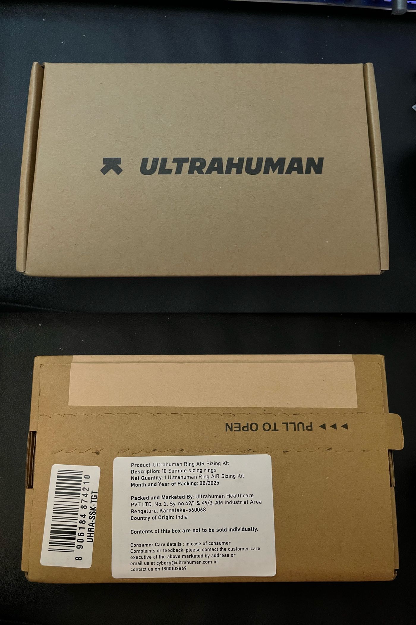 Ultrahuman Ring AIR Sizing Kit - Brand New Unopened