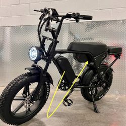 New! Electric Bike, 1000 W, 2 Riders, Dual Battery, 40 + Miles Long Distance, Extra Seat, E-bike, 30 Mph,  Free Delivery, 🚚 
