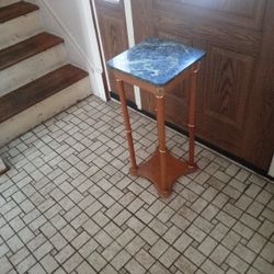 Vintage Bombay Company Regency Plant Stand Marble Top/12 X 12 X 28 Inches 