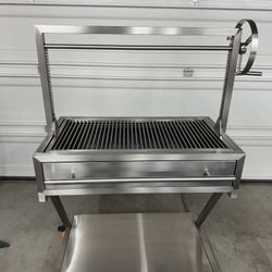 Charcoal Grill - Stainless Steel - Santa Maria Style