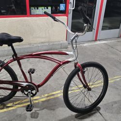 beach cruiser aluminum new tires 