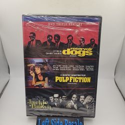 Reservoir Dogs  Pulp Fiction  Jackie Brown ( DVD ) - Brand New Factory Sealed -