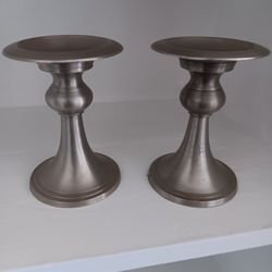 Silver Candle Holders