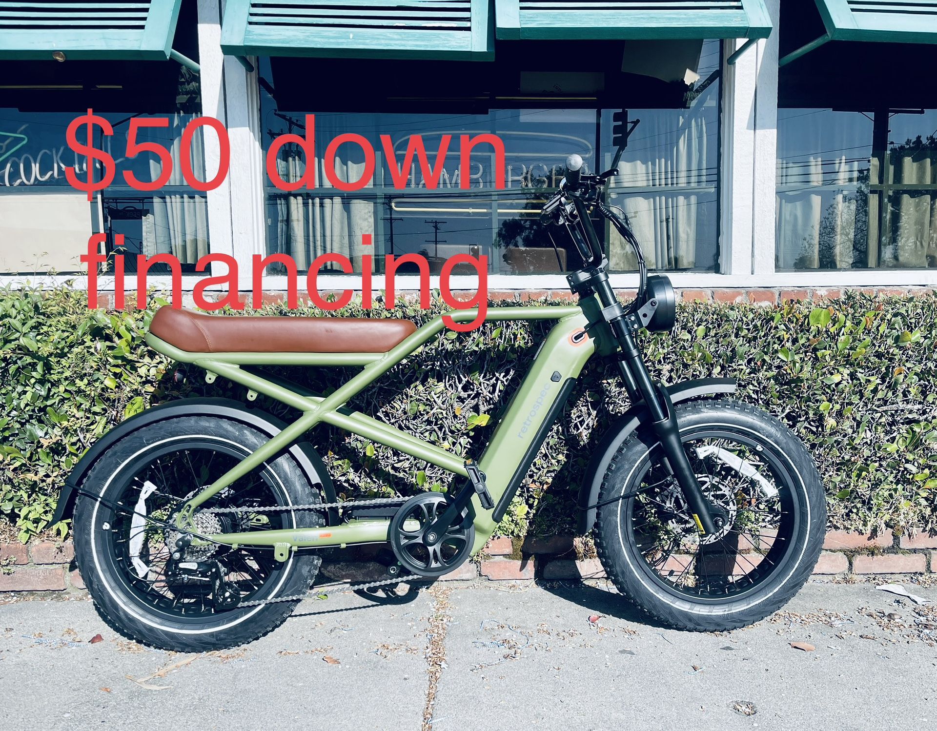 πͺποΈβ‘οΈ $50 Down πΈπ Olive Drape Retrospec Valen Rev+73 E-bike π΄ββοΈ