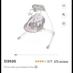 Pink Infant Swing 