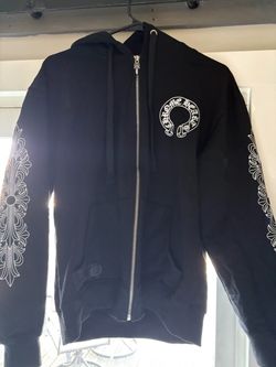 Chrome Hearts Black Zip-Up Hoodie