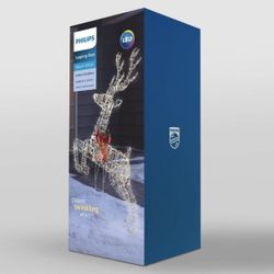 New Philips 81 Leaping Deer LED Novelty Sculpture
