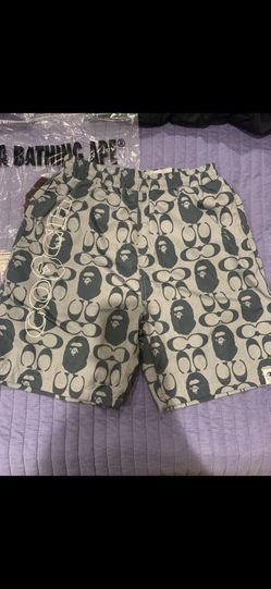 Bape X Coach Designer Shorts