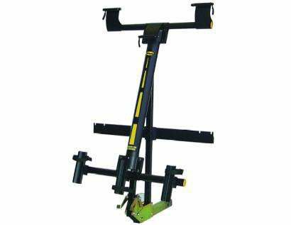 Draftmaster hitch-mount bicycle carrying system