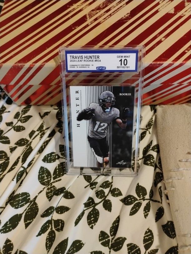 2024 TRAVIS HUNTER ROOKIE CARD GEM MINT 10