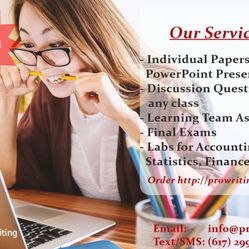 Essays, Presentations, Online Exams