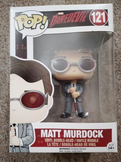 Funko Pop! Matt Murdock #121 Netflix Daredevil Marvel Box Figure