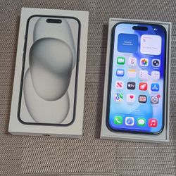 Brand New iPhone 15 Black 5G For T-Mobile Metro MetroPCS Sprint TruConnect Tello Google Fi Mint Ultra Gen Mobile With Apple Warranty