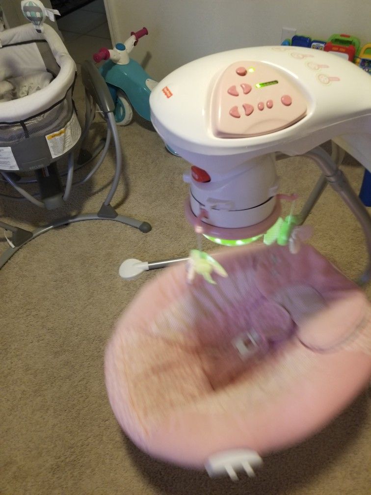 Fisher-Price Baby Swing and Bouncer for sale