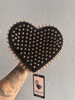 Dolls kill spike heart shape backpack