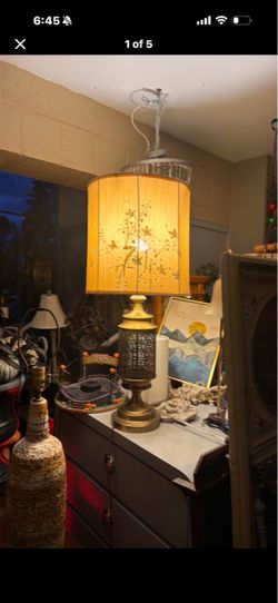 Beautiful Mid Century, Table, Lamp
