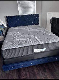 Elegance button tufted bed frames all sizes bed | King Queen twin full delivery available!