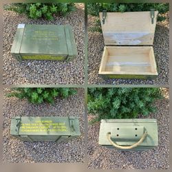 STEEL STRAP REINFORCED AMMO BOX 