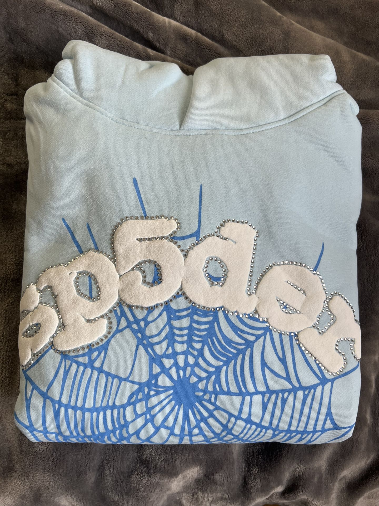 Blue sp5der hoodie *BEST OFFER*
