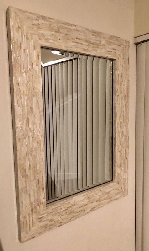 Ivory Mother-of-Pearl 24x36 Mirror (Pier 1 Imports)