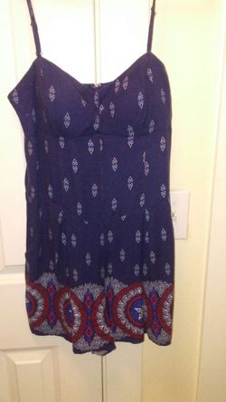 Romper red white & blue