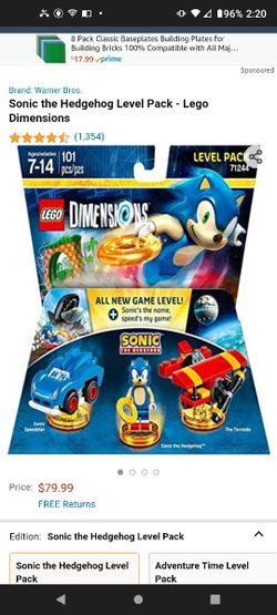  Sonic the Hedgehog Level Pack - Lego Dimensions : Toys & Games