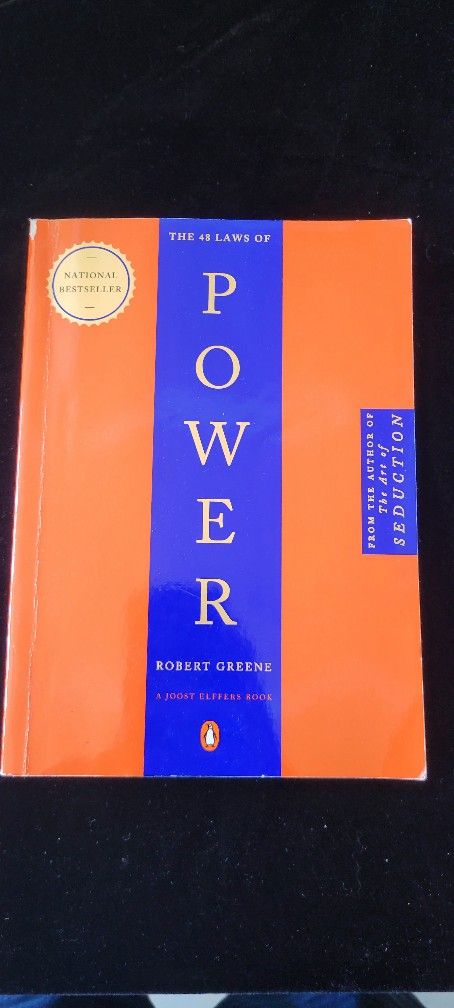48 Laws Of Power By Robert Greene.