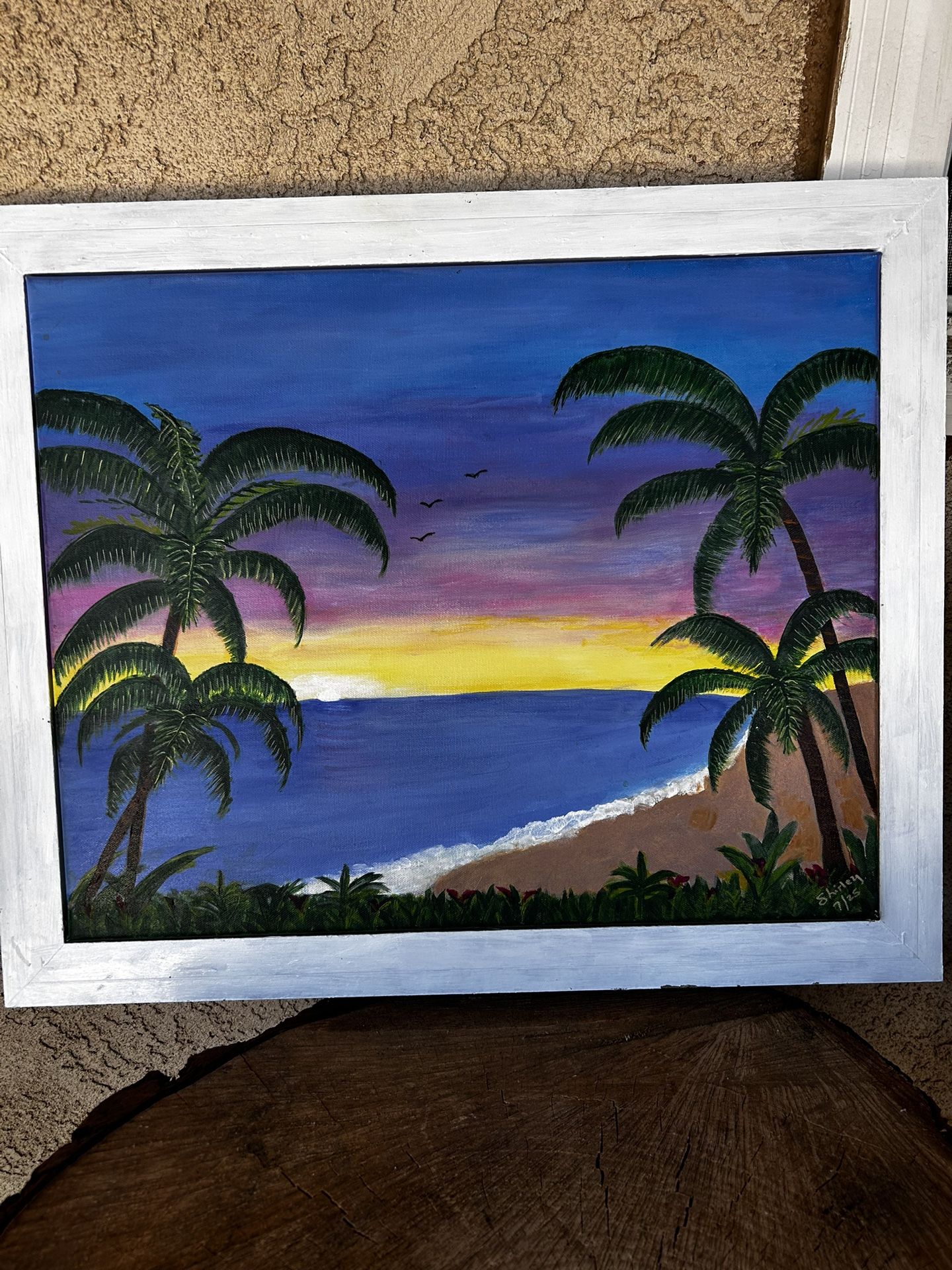 TROPICAL SEA ACRYLIC ON CANVAS 16X20