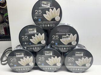 New Celebrations LED White Smooth Ceramic C9 Lights. (6) Sets Available $7 A Set. Must Pick Up