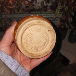 Pottery Vase  With Maker's  Mark