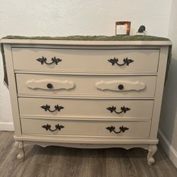 cute refinished french provincial chest of drawers/dresser