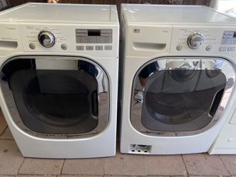 LG Front Loads Washer And Gas Dryer