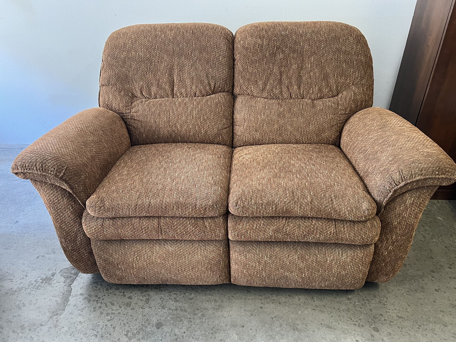Fabric Double Reclining Loveseat