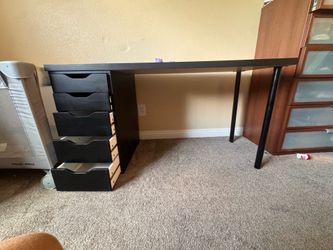 Desk and chair