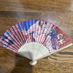 Japanese Folding Fan Sensu – Ukiyo-e Style – Purchased in Japan