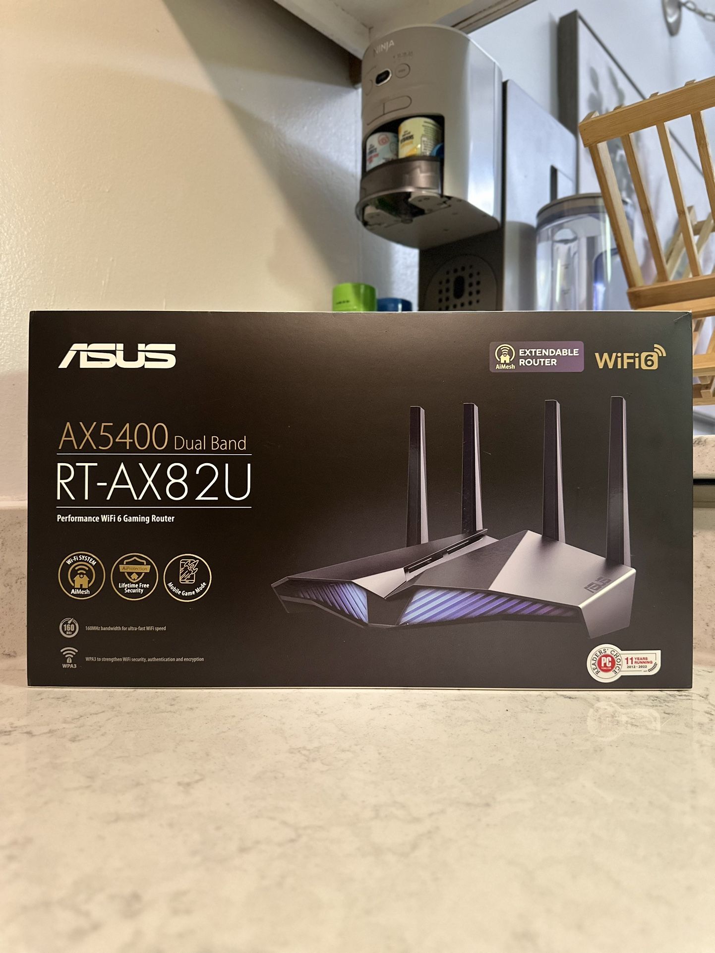 ASUS RT-AX82U (AX5400) Dual Band WiFi 6 Extendable Gaming Router