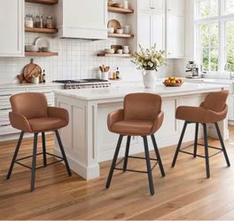 3 swivel counter stools