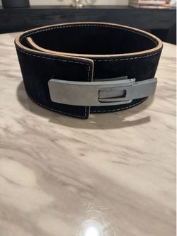 Double Suede Prong Lever Weightlifting Belt