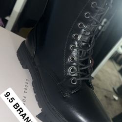 9.5 New Black Boots - Firm Price $25