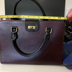 J Crew Burgundy Purse