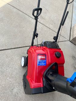 Toro 518ZE electric start snow blower