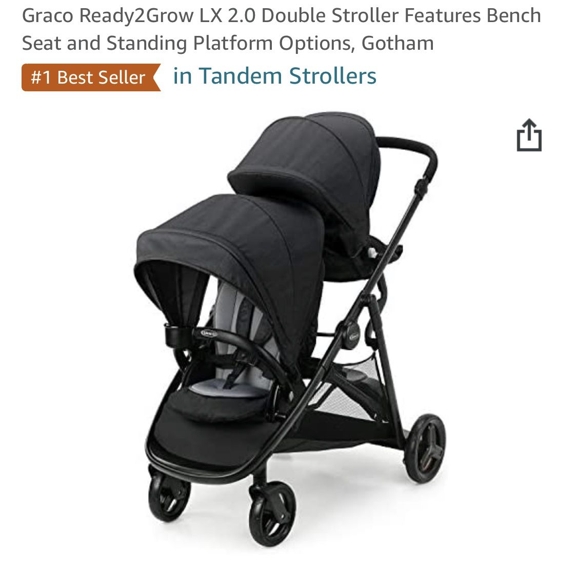 Grace Ready 2 Grow Double Stroller