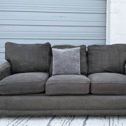 🛋️ Grey Sofa – Clean, Modern & Ready for Your Home! – $240 (Weekend Special!)