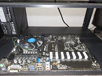 ASRock H110 Pro BTC+ 13GPU Motherboard + CPU Intel i5