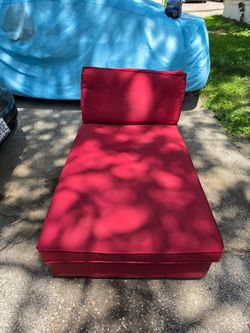 IKEA Red Chaise lounge